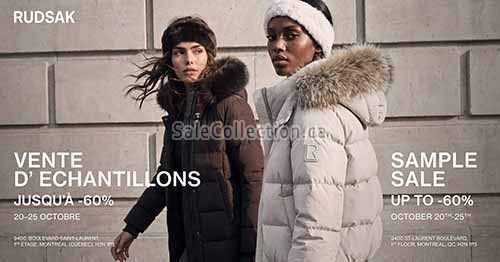 RUDSAK Sample Sale Fall 2026